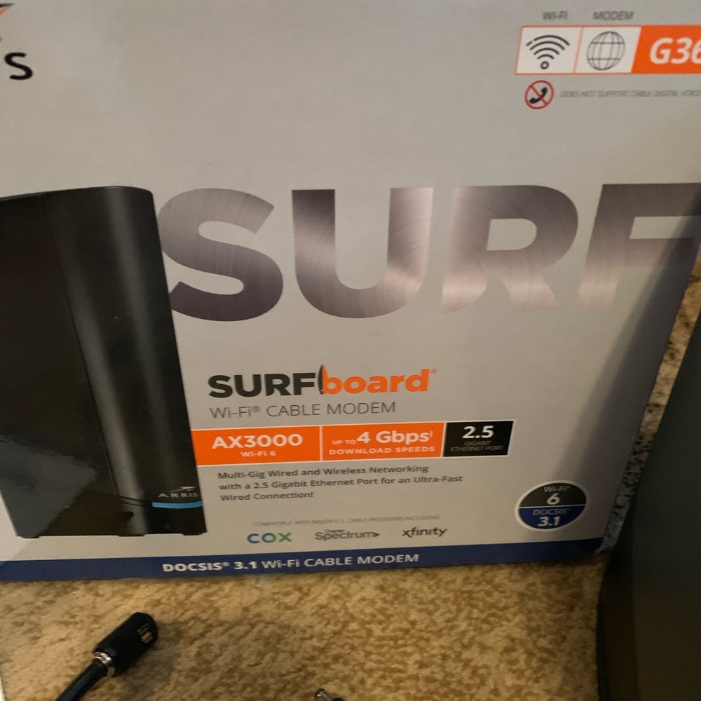 ARRIS SURFboard Wi-Fi Cable Modem - Picture 2 of 5